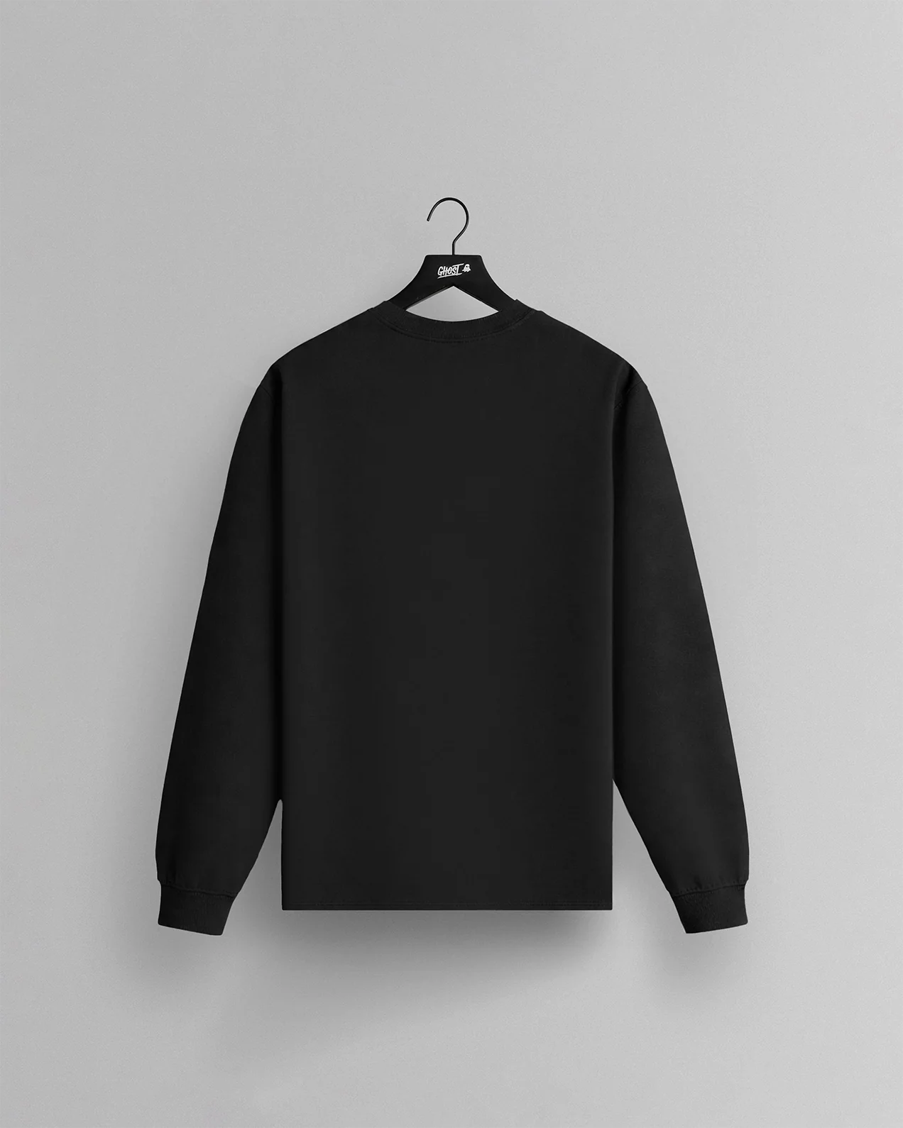 GHOST® CORE LOGO LONG SLEEVE | BLACK - Image 2