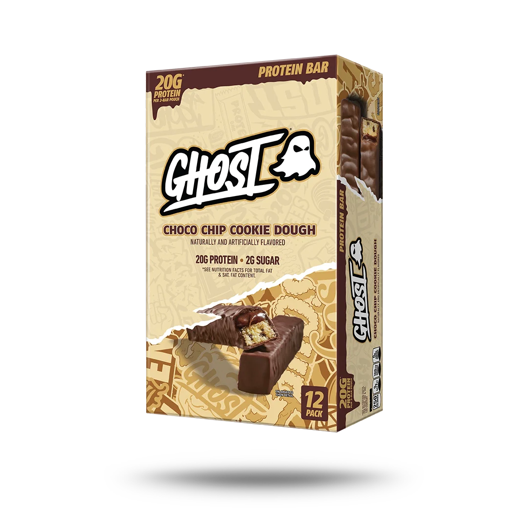 GHOST® PROTEIN BARS | CHOCO CHIP COOKIE DOUGH 12 PACK